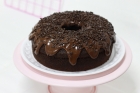 Bolo de Chocolate caseiro com cobertura