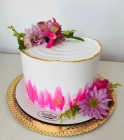 Bolos Decorados com Flores Naturais