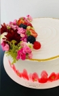 Bolos Decorados com Flores Naturais