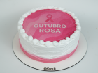 Bolo Personalizado - Outubro Rosa 