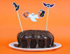 Bolo de Chocolate Caseirinho Terror Halloween - 6 fatias