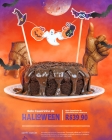 Bolo de Chocolate Caseirinho Terror Halloween - 6 fatias